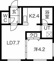 BELL WALK 3(ベルウォーク)の間取り画像