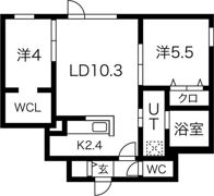 Bellissimo Nishimachi（ベリッシモニシマの間取り画像