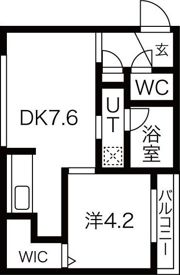 Cherisis南6条の間取り画像