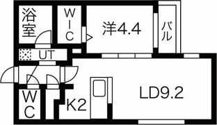 Balboni新札幌（バルボーニ新札幌）の間取り画像