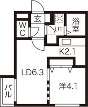 ラーチェの間取り画像