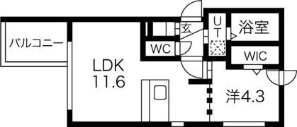 オレンジレジデンス資生館A棟の間取り画像