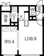 ラ・ヴィクトワール琴似の間取り画像