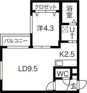 ドルチェ平岸の間取り画像
