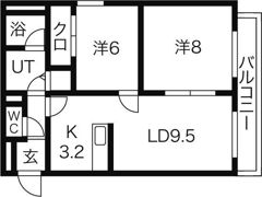 N34マンションの間取り画像