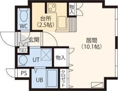 藤井ビル北11条の間取り画像