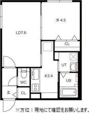 VIALATTEA美園の間取り画像