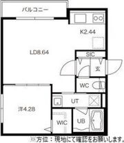 I Cube 札幌III（アイキューブ札幌III）の間取り画像