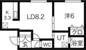 グランドサクセス月寒中央の間取り画像