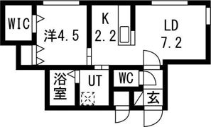 アウラ サッポロの間取り画像