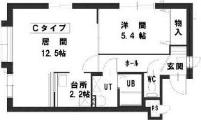 グランメールらいらっくの間取り画像