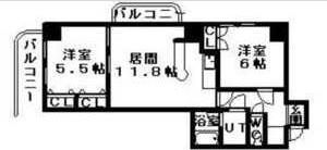 ウイング円山北町（家電4点設置）の間取り画像