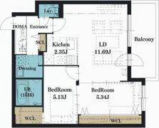 HGS Central Yamahanaの間取り画像