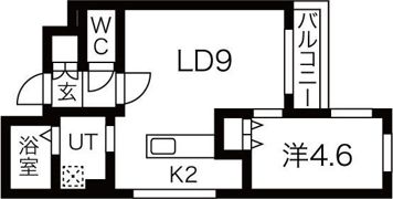 ロテュス1315の間取り画像