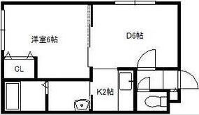 KOKOMO北6条の間取り画像