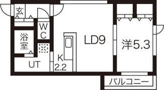 セルバテール琴似の間取り画像