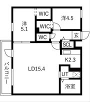 Ts COURT West13の間取り画像