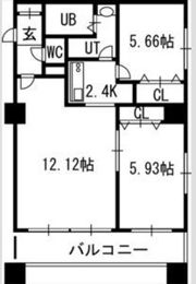 グランカーサ北3条の間取り画像