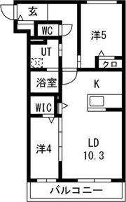 NCウイング中央の間取り画像