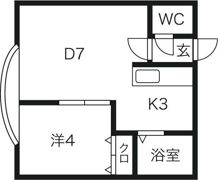 アークコート豊平公園IIの間取り画像