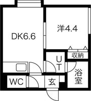 メゾン・ド・クレッシェンドの間取り画像