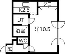 セジュール美園の間取り画像