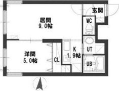 グランメール元町の間取り画像