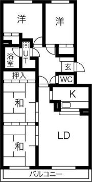 アップルコート北32条の間取り画像