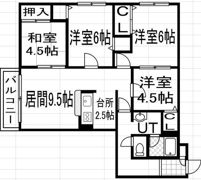 レジデンツ・ビーネの間取り画像