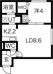 プルミエールメゾン琴似の間取り画像