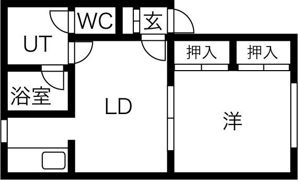 ラメール西線8条の間取り画像
