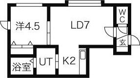 クローバーホーム美園の間取り画像