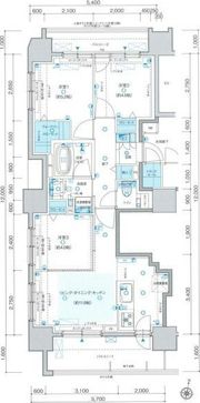 プレシス知事公館前WESTの間取り画像