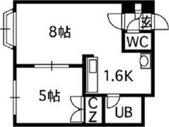 リーガルコート南5条の間取り画像