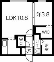 ティエラ南平岸の間取り画像