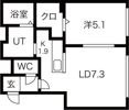 ecoa北7条の間取り画像