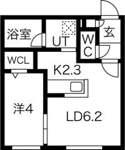 Capella大通南の間取り画像