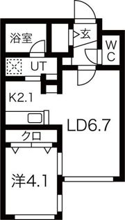 Fiore Bianca桑園の間取り画像