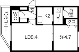 SERAM円山鳥居（旧:ピュア・コート円山公園）の間取り画像