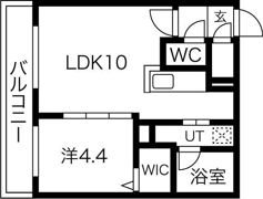 オリゾンテ円山公園の間取り画像