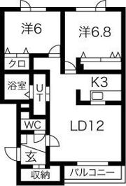 タソノアの間取り画像