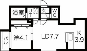 パティオ北21の間取り画像