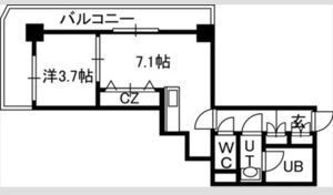 PRIME URBAN札幌 RIVER FRONTの間取り画像