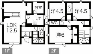 貸家南14条西8丁目1番10号の間取り画像