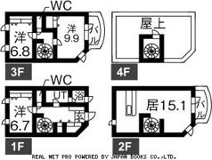 スターゲート伏見旭堂第8 B棟の間取り画像