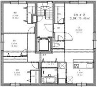 クラス中の島の間取り画像