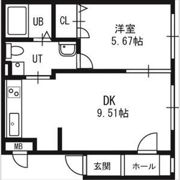 PRESENCE発寒南2の間取り画像