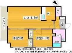 パルティーレ南郷通の間取り画像
