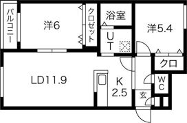 gran feliz N19（グランフェリスN19）の間取り画像
