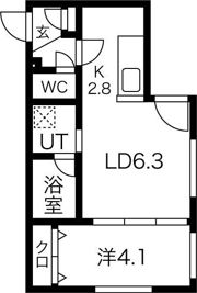 グローブタウン南郷の間取り画像